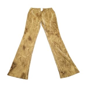 Vintage Tiffany Size M Pull On Trousers Wide Leg Pants Boho Hippie Made In USA